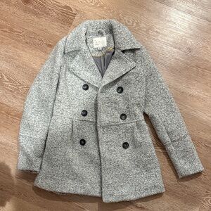 a new day Gray Pea Coat